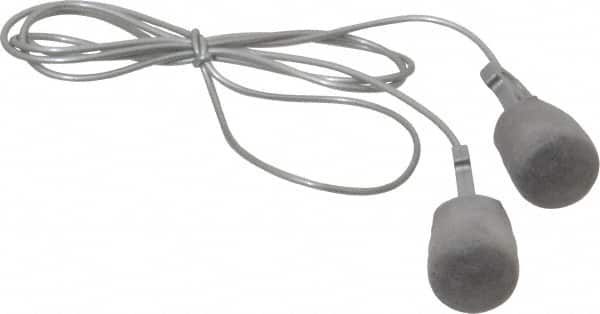 3M - Reusable, Corded, 29 dB Earplugs - Gray, No Roll - Americas Industrial Supply
