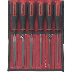 GEARWRENCH - File Sets File Set Type: American File Types Included: Flat; Half Round; Knife; Round; Square; Triangle - Americas Industrial Supply