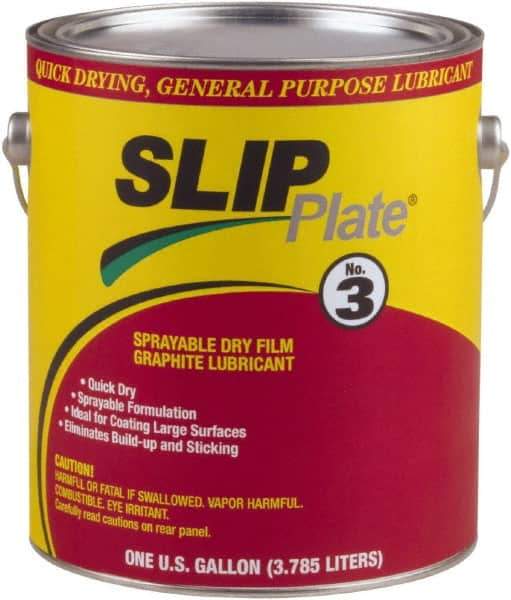 SLIP Plate - 1 Gal Can Lubricant - Black, -75°F to 450°F - Americas Industrial Supply