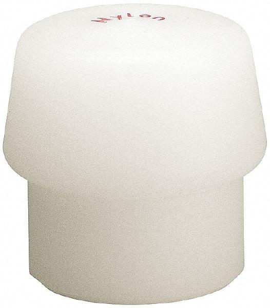 HALDER - 1-37/64" Face Diam, Grade Hard, White Hammer Tip/Face - Nylon - Americas Industrial Supply