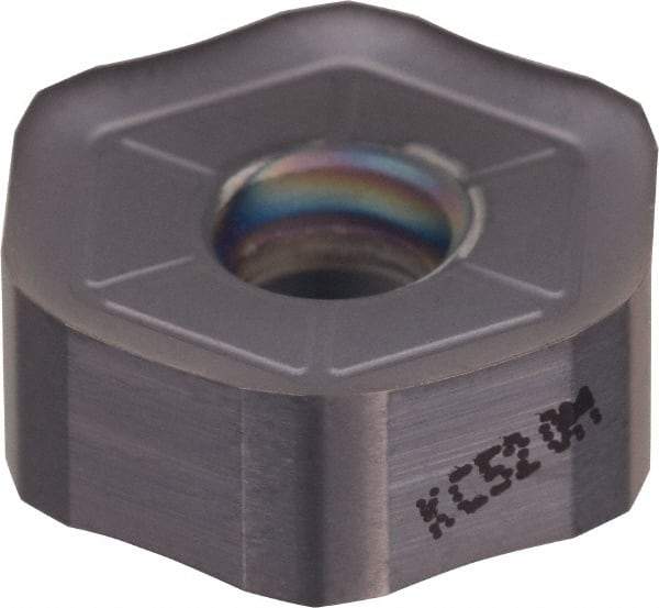 Kennametal - HNGJ535 LD Grade KC520M Carbide Milling Insert - TiAlN Finish, 0.2189" Thick, 5/8" Inscribed Circle, 1.2mm Corner Radius - Americas Industrial Supply