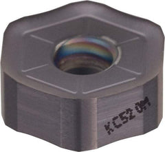 Kennametal - HNGJ535 LD Grade KC520M Carbide Milling Insert - TiAlN Finish, 0.2189" Thick, 5/8" Inscribed Circle, 1.2mm Corner Radius - Americas Industrial Supply