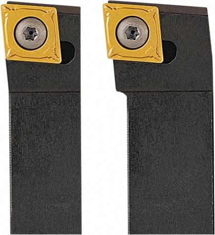 Seco - SCLC, Right Hand Cut, 95° Lead Angle, 16mm Shank Height x 16mm Shank Width, Neutral Rake Indexable Turning Toolholder - 100mm OAL, CC..09T3.. Insert Compatibility, Series Screw Lock - Americas Industrial Supply