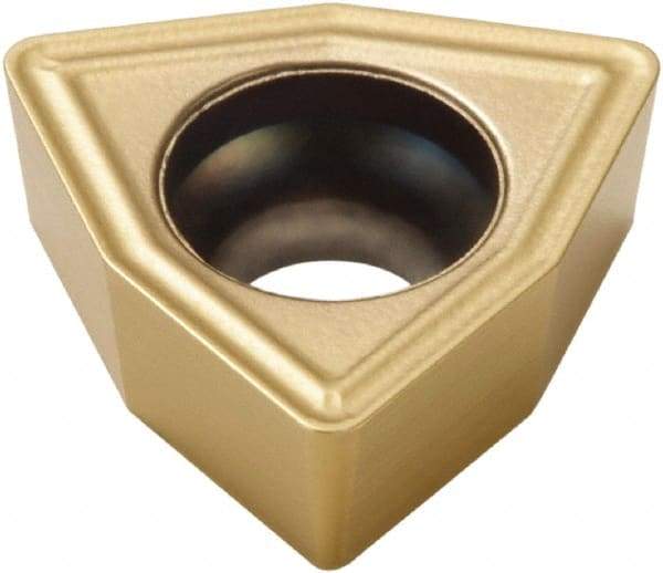 Seco - WCMX04 Grade TP400D Carbide Indexable Drill Insert - Trigon, 1/4" Inscribed Circle - Americas Industrial Supply