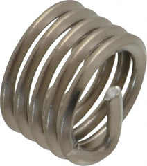 Recoil - 1/2-13 Metric Fine, 1/2" OAL, Free Running Helical Insert - 4-7/8 Free Coils, Tanged, Stainless Steel, 1D Insert Length - Exact Industrial Supply