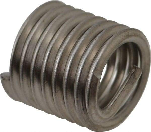 Recoil - 1/2-13 UNC, 3/4" OAL, Free Running Helical Insert - 7-7/8 Free Coils, Tanged, Stainless Steel, 1-1/2D Insert Length - Exact Industrial Supply