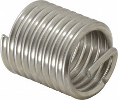 Recoil - 3/4-10 UNC, 1-1/8" OAL, Free Running Helical Insert - 9-3/8 Free Coils, Tanged, Stainless Steel, 1-1/2D Insert Length - Americas Industrial Supply