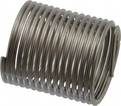 Recoil - 1-12 UNF, 1-1/2" OAL, Free Running Helical Insert - 15 Free Coils, Tanged, Stainless Steel, 1-1/2D Insert Length - Americas Industrial Supply