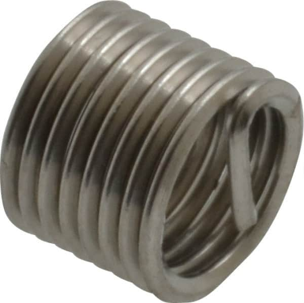 Recoil - M7x1.00 Metric Coarse, 10-1/2" OAL, Free Running Helical Insert - 8 Free Coils, Tanged, Stainless Steel, 1-1/2D Insert Length - Americas Industrial Supply