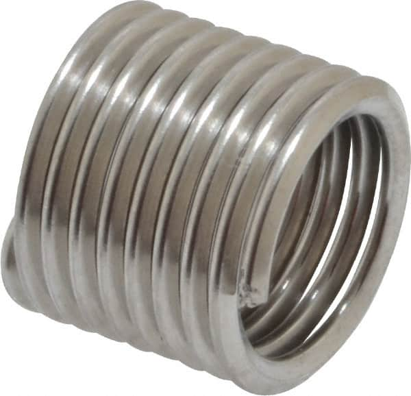 Recoil - M9x1.25 Metric Coarse, 13-1/2" OAL, Free Running Helical Insert - Tanged, Stainless Steel, 1-1/2D Insert Length - Americas Industrial Supply