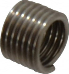 Recoil - M3.5x0.60 Metric Coarse, 5.3" OAL, Free Running Helical Insert - 6-3/8 Free Coils, Tanged, Stainless Steel, 1-1/2D Insert Length - Americas Industrial Supply