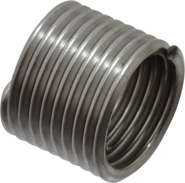 Recoil - M12x1.50 Metric Fine, 18" OAL, Free Running Helical Insert - 9-5/8 Free Coils, Tanged, Stainless Steel, 1-1/2D Insert Length - Americas Industrial Supply