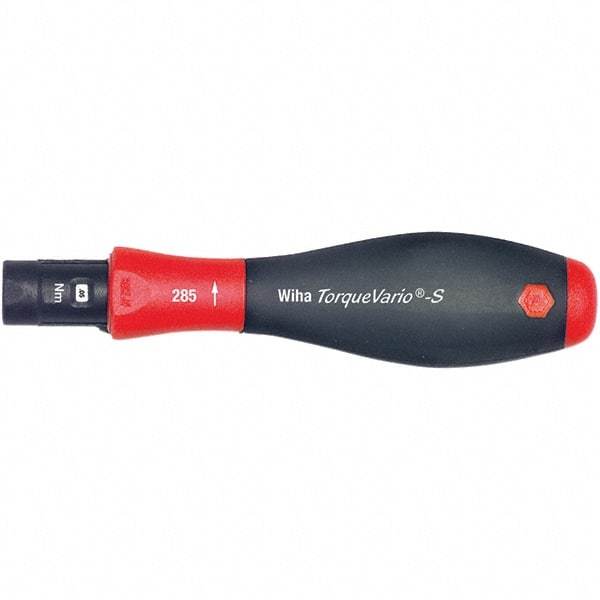 Wiha - 1 Piece, 0.4 to 1 N/m, Adjustable Torque Limiting Screwdriver - 1/4" Drive - Americas Industrial Supply