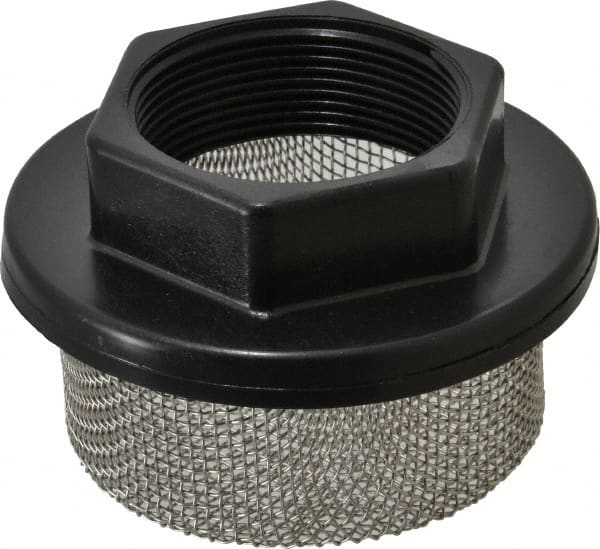 10 Mesh, 189 LPM, 50 GPM, 4.2″ Diam, Female Pipe Mounted Suction Screen Strainer 2 Port NPT, 2.6″ Long