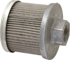 Flow Ezy Filters - 60 Mesh, 19 LPM, 5 GPM, 3.3" Diam, Female Suction Strainer without Bypass - 3/4 Port NPT, 3-1/2" Long - Americas Industrial Supply