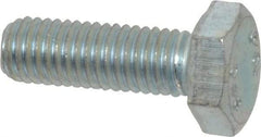 Value Collection - M10x1.50mm Metric Coarse, 30mm Length Under Head Hex Head Cap Screw - Fully Threaded, Grade 10.9 Steel, Zinc-Plated Finish, 17mm Hex - Americas Industrial Supply