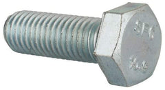 Value Collection - M12x1.75mm Metric Coarse, 35mm Length Under Head Hex Head Cap Screw - Fully Threaded, Grade 10.9 Steel, Zinc-Plated Finish, 19mm Hex - Americas Industrial Supply
