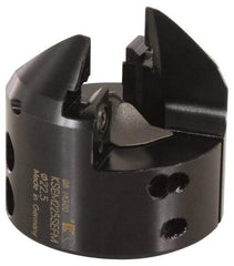 Kennametal - Series KSEM, 24.5mm ID, 55mm Overall Diam, 54mm OAL Drilling Chamfer Ring - 3.42807R001 Insert, 45° Chamfer, 2 Inserts - Americas Industrial Supply