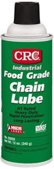 CRC - 16 oz Aerosol High Temperature Chain & Cable Lubricant - White, 8 to 325°F, Food Grade - Americas Industrial Supply