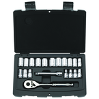 STANLEY® 1/4" Drive 20 Piece Mechanic's Tool Set - Americas Industrial Supply