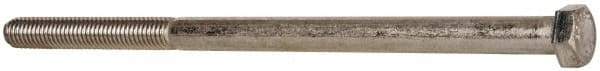 Value Collection - 1/2-13 UNC, 9" Length Under Head Hex Head Cap Screw - Partially Threaded, Grade 316 Stainless Steel, Uncoated, 3/4" Hex - Americas Industrial Supply