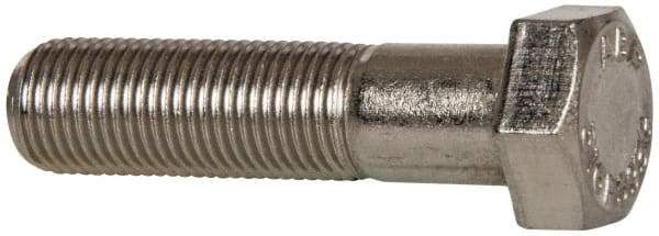 Value Collection - 1/2-20 UNF, 2" Length Under Head Hex Head Cap Screw - Partially Threaded, Grade 316 Stainless Steel, Uncoated, 3/4" Hex - Americas Industrial Supply