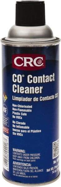 CRC - 11 Ounce Aerosol Contact Cleaner - Plastic Safe - Americas Industrial Supply