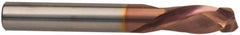 Onsrud - 1/2" Cutting Diam x 1-3/8" Length of Cut, 3 Flute, Compression Spiral Router Bit - Marathon Coated, Right Hand Cut, Solid Carbide, 3-1/2" OAL x 1/2" Shank Diam, Double Edge, 30° Helix Angle - Americas Industrial Supply