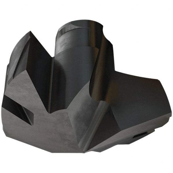 Iscar - Series ICP-2M, 24.31mm Diam Grade IC908 140° Replaceable Drill Tip - Carbide, TiAlN Finish, 24 Seat Size - Americas Industrial Supply