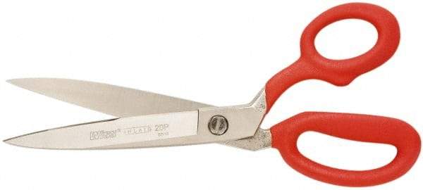 Wiss - 5" LOC, 10-3/8" OAL Inlaid Heavy Duty Shears - Offset Handle, For Composite Materials, Fabrics, Upholstery - Americas Industrial Supply