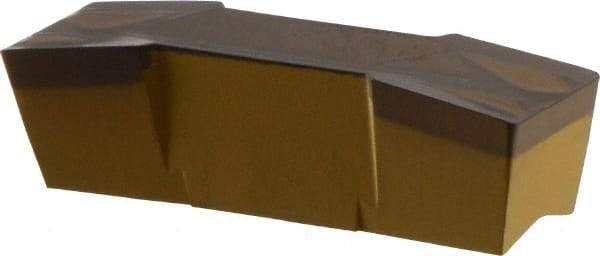 Iscar - 800E040GIF Grade IC8250, 8mm Cutting Width Carbide Grooving Insert - 27mm Max Depth of Cut, Neutral, 0.4mm Corner Radius, TiCN/Al2O3/TiN Finish - Americas Industrial Supply
