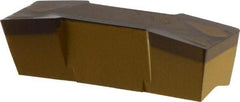 Iscar - 800E040GIF Grade IC8250, 8mm Cutting Width Carbide Grooving Insert - 27mm Max Depth of Cut, Neutral, 0.4mm Corner Radius, TiCN/Al2O3/TiN Finish - Americas Industrial Supply