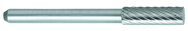 SK-9 -- 25mm x 90mm LOC x 6mm Shank x 50mm OAL 90 Degree Cone Carbide Medium Right Hand Spiral Burr - Americas Industrial Supply
