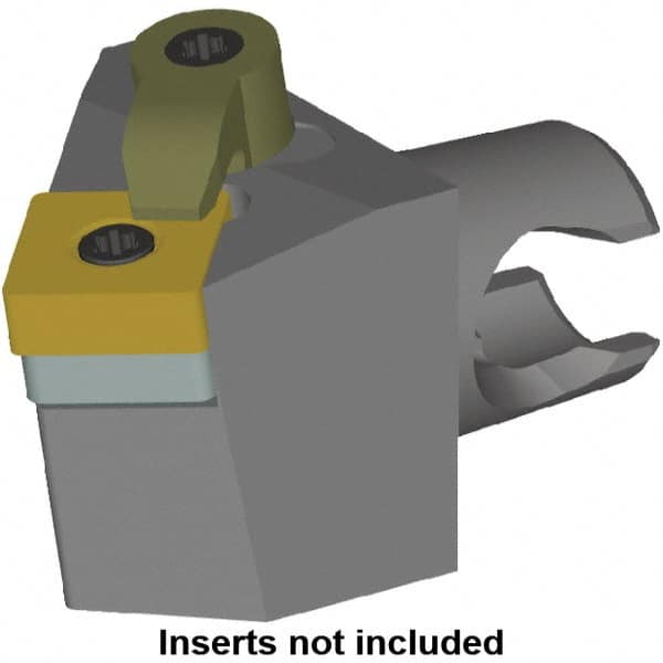 Kennametal - Right Hand Cut, Size KM25, SN.. Insert Compatiblity, Modular Turning & Profiling Cutting Unit Head - 7.35mm Ctr to Cutting Edge, 30mm Head Length, Series KM Mini - Americas Industrial Supply
