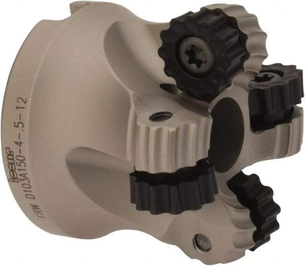 Iscar - 1.03" Cut Diam, 0.236" Max Depth, 1/2" Arbor Hole, 4 Inserts, RC.. 1206 Insert Style, Indexable Copy Face Mill - FRW Cutter Style, 1-1/4 High, Through Coolant, Series MillShred - Americas Industrial Supply