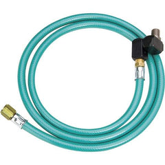 Dynabrade - 8mm ID x 12.7mm OD 5' Long Hose - Male/Male Ends, 90 Working psi, 1/4" Fitting, Green - Americas Industrial Supply