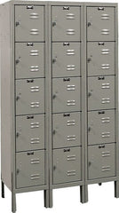 Hallowell - 15 Door, 5 Tier, Premium Box Lockers - Americas Industrial Supply