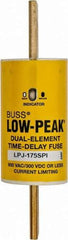 Cooper Bussmann - 300 VDC, 600 VAC, 175 Amp, Time Delay General Purpose Fuse - Bolt-on Mount, 5-3/4" OAL, 100 at DC, 300 at AC (RMS) kA Rating, 1-7/64" Diam - Americas Industrial Supply