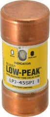 Cooper Bussmann - 300 VDC, 600 VAC, 45 Amp, Time Delay General Purpose Fuse - Fuse Holder Mount, 2-3/8" OAL, 100 at DC, 300 at AC (RMS) kA Rating, 1-1/16" Diam - Americas Industrial Supply