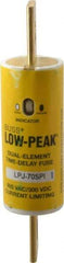 Cooper Bussmann - 300 VDC, 600 VAC, 70 Amp, Time Delay General Purpose Fuse - Bolt-on Mount, 4-5/8" OAL, 100 at DC, 300 at AC (RMS) kA Rating, 1-1/8" Diam - Americas Industrial Supply