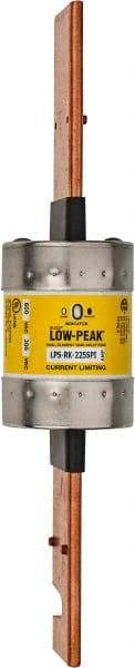 Cooper Bussmann - 300 VDC, 600 VAC, 225 Amp, Time Delay General Purpose Fuse - Bolt-on Mount, 11-5/8" OAL, 100 at DC, 300 at AC (RMS) kA Rating, 2-3/8" Diam - Americas Industrial Supply