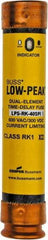 Cooper Bussmann - 300 VDC, 600 VAC, 40 Amp, Time Delay General Purpose Fuse - Fuse Holder Mount, 5-1/2" OAL, 100 at DC, 300 at AC (RMS) kA Rating, 27mm Diam - Americas Industrial Supply