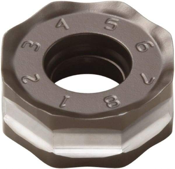 Seco - ONMU050410 M11 Grade T350M Carbide Milling Insert - TiCN/Al2O3 Finish, 0.157" Thick, 0.472" Inscribed Circle - Americas Industrial Supply