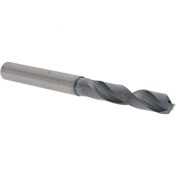 Sumitomo - 9.3mm 135° Solid Carbide Screw Machine Drill Bit - TiAlCr/TiSi Finish, 47.5mm Flute Length, 106mm OAL, Through Coolant - Americas Industrial Supply