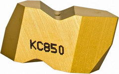 Kennametal - NT3 Grade KC850, Internal/External Partial Profile 60° Threading Insert - 1.25 to 40mm & 6 to 20 TPI Ext Pitch, 20 to 50mm & 5 to 12 TPI Int Pitch, Right Hand Insert, TiC/TiCN/TiN Finish, Carbide - Americas Industrial Supply
