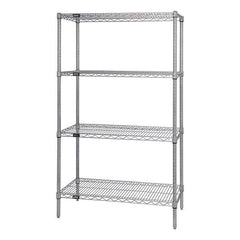 Quantum Storage - Wire Shelving Type: Wire Shelving - Starter Unit Starter or Add-On: Starter - Americas Industrial Supply
