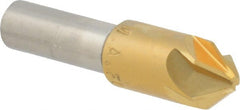 M.A. Ford - 1/2" Head Diam, 3/8" Shank Diam, 6 Flute 82° High Speed Steel Countersink - Americas Industrial Supply