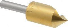 M.A. Ford - 5/8" Head Diam, 1/4" Shank Diam, 1 Flute 82° High Speed Steel Countersink - Americas Industrial Supply