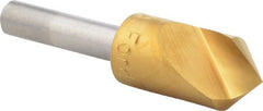 M.A. Ford - 1/2" Head Diam, 1/4" Shank Diam, 1 Flute 90° High Speed Steel Countersink - Americas Industrial Supply