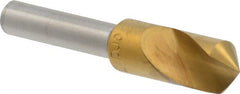 M.A. Ford - 3/8" Head Diam, 1/4" Shank Diam, 1 Flute 100° High Speed Steel Countersink - Americas Industrial Supply